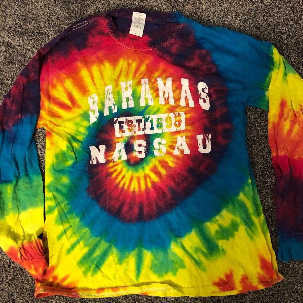 Tie Dye Bahamas Long Sleeve
